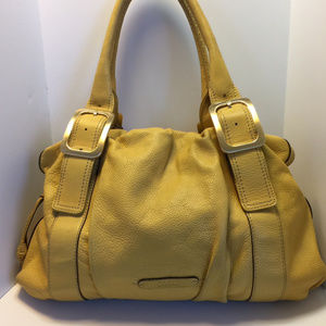 Cole Haan Yellow Leather Shoulder Bag